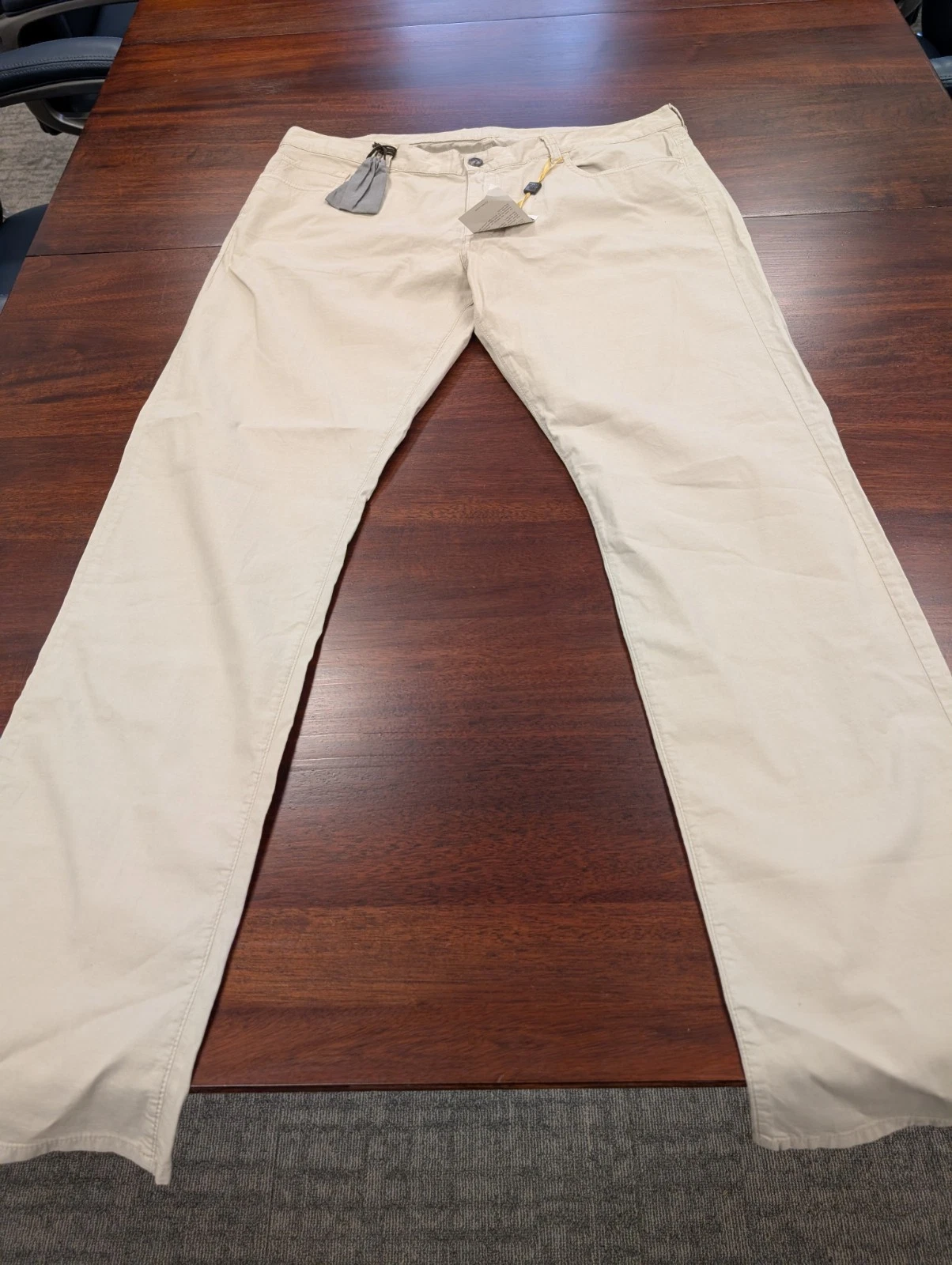 NWT Canali Men 40x34 5 Pocket Pants Khaki Tan Exclusive 1934 New