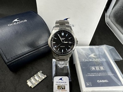 Casio Oceanus OCW-S100 Titanium Radio Controlled Solar Watch Full Links Japan