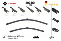 SWF Wischblatt Scheibenwischer Connect Made IN Germany 507851 FüR VW Passat B6 5