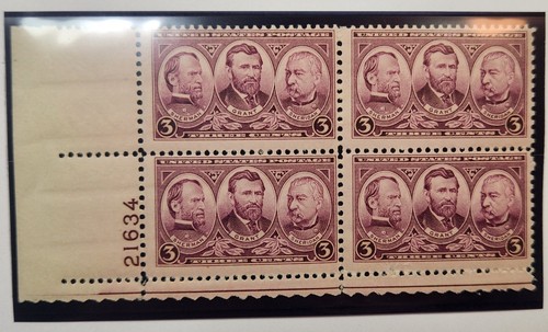 IS 1936 Sherman - Grant - Sheridan Civil War - 3 Cent Stamp - Scott 787 - MNH