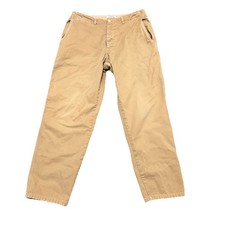 VTG Armani Jeans Mens Size 36 Baggy Khaki Pants 90s Y2K Made In USA Archive