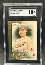 Marketplace image: 2022 Topps Allen & Ginter - Superfractor 1/1 Rookie Matt Manning #185 SGC 10 GM