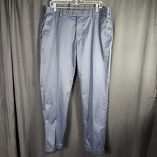 Brooks Brothers Advantage Chino Light Weight Pants Mens W36 L30 Blue Cotton