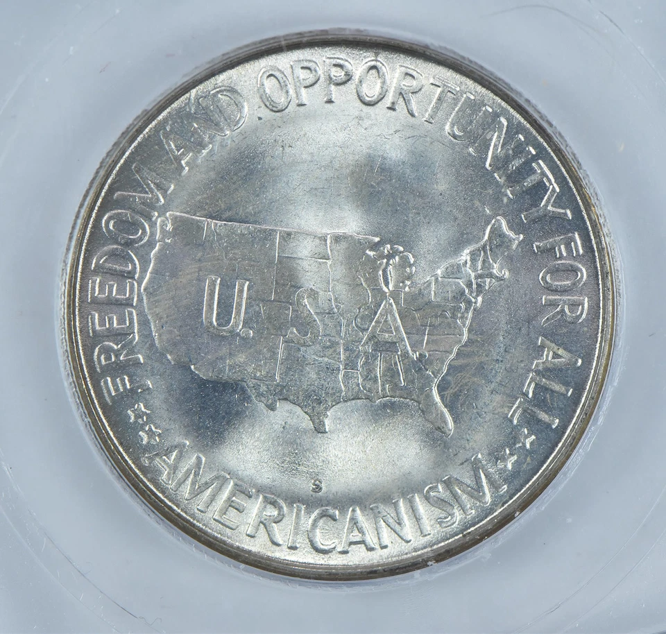 1953-S Washington Carver Commemorative Half Dollar MS66 ICG *9359 - Image 4 of 4