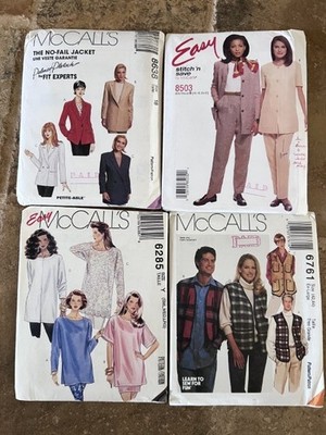 NEW MCCALL'S MULTIPLE SEWING PATTERNS, YOU CHOOSE STYLES AND SIZES