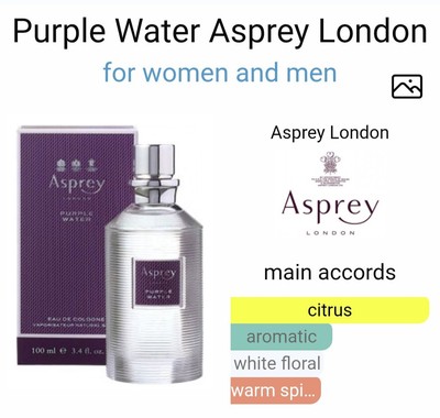 Asprey of London PURPLE WATER Eau de Cologne splash 10 ml .33oz
