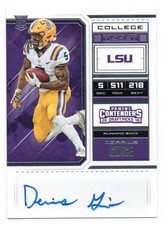2018 Panini Contenders Draft Picks Derrius Guice Autographs Rc