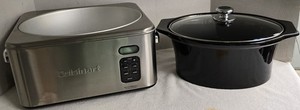 Cuisinart PSC-650 Stainless Steel Digital Programmable Slow Cooker 6.5 QT