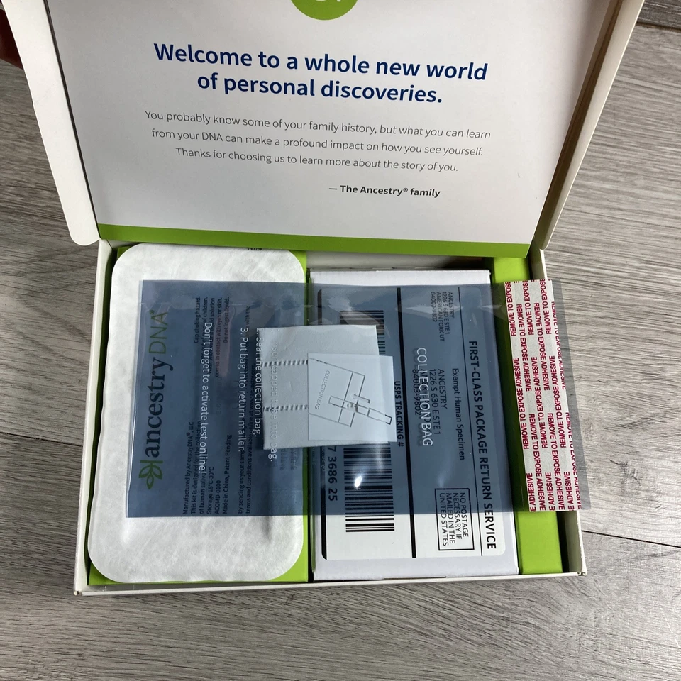 AncestryDNA Genetic Test Kit: Complete DNA Activation Kit - New Open Box - Image 2 of 3