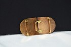Vintage Art Deco Guilloche Enamel Geometric Motif Belt Buckle  — photo 5