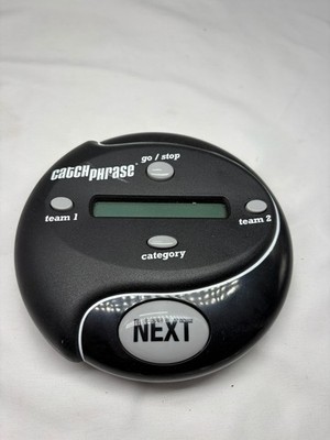 Hasbro 2016 Black Catch Phrase Electronic Handheld Game - Tested