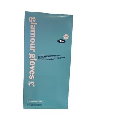 bliss Gel-Lined Glamour Beauty Gloves Moisturizing Treatment Dry Hands Discontin
