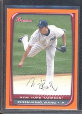 Chien-Ming Wang 2008 Bowman Orange #84 (224/250)