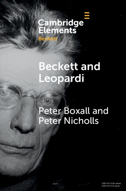 Beckett and Leopardi Boxall Nicholls Paperback Cambridge University Press