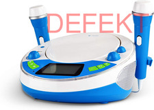 X4-TECH Bobby Joey JamBox Kinder CD Player USB Bluetooth MP3 blau DEFEKTWARE