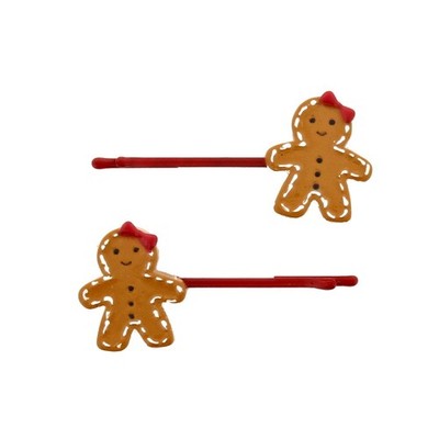Zac's Alter Ego Paar Lebkuchen Männer mit Schleifen Haargriffe