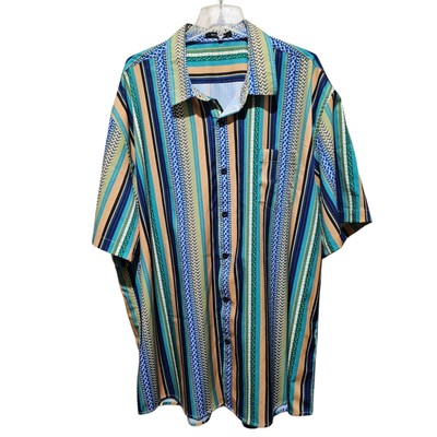 Mens XL MCEDAR Casual Short Sleeve Button Up Summer Hawaiian Beach Vacation