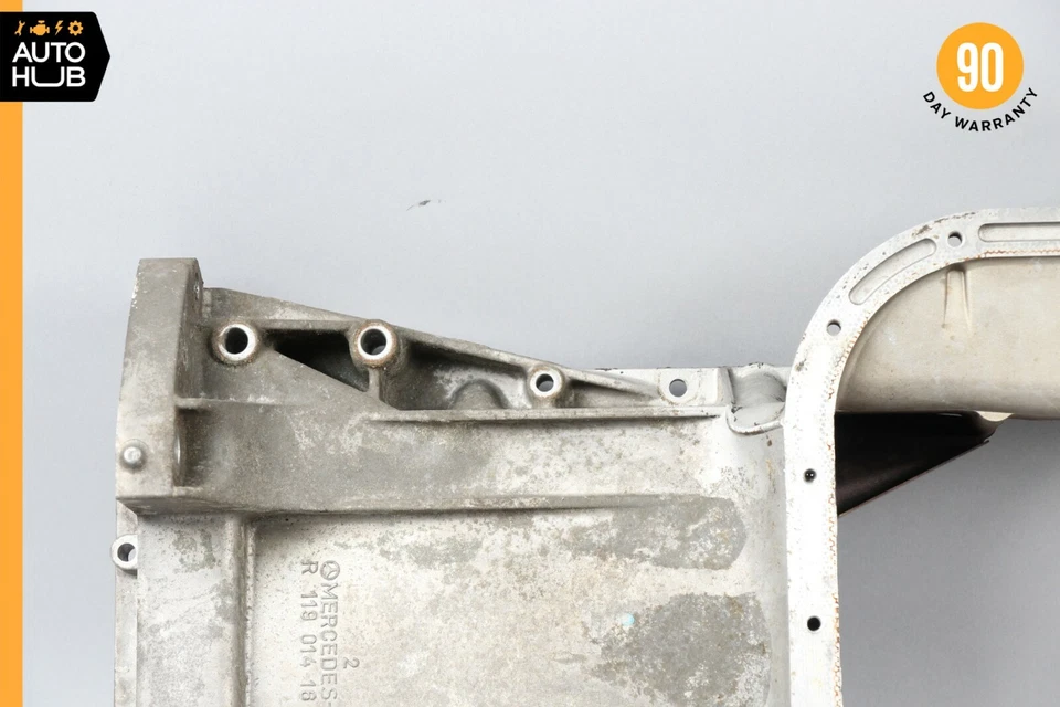 Panela de óleo superior 92-99 Mercedes W140 S500 CL500 E420 S420 seção 1190141602 fabricante de equipamento original - Imagem 2 de 4