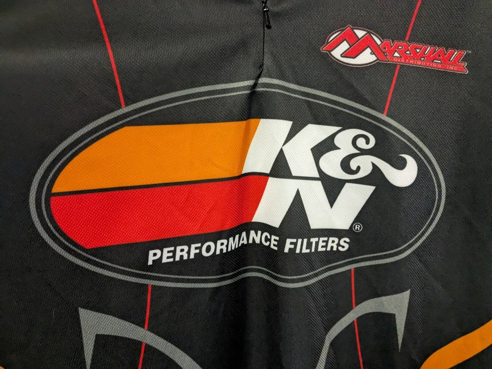 Marshall Racing 男式 L 球衣 K&N Performance Team Issue Pit 衬衫 LMTD 版 — 第 3/4 张图片