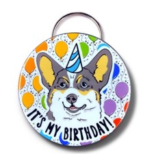 Tricolor Corgi Dog My Birthday Bottle Opener Keychain Handmade Accessory Gift