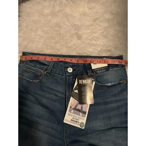 NWT Rewash Jeans High Rise Skinny Womens Juniors Size 13 - Picture 6 of 7