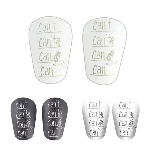 1 Pair Mini Shin Guards for Soccer Players - Tiny Shin Pads for Kids Adults
