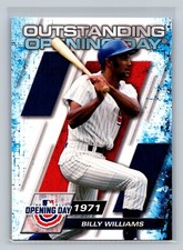Billy Williams 2021 Topps Opening Day #OOD-7 Outstanding Chicago Cubs C49