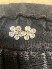 VTG  ESTATE UNSIGNED WEISS RHINESTONE screw EARRINGS Clear Rhinestone