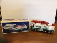 Vintage 1996 Hess Truck Emergency Vehicle In Original Box