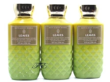 BATH & BODY WORKS LEAVES BODY LOTION 8 FL OZ (LOT OF 3 PCS)