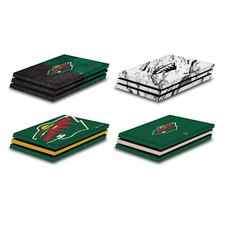 OFFICIAL NHL MINNESOTA WILD VINYL STICKER SKIN DECAL FOR SONY PS4 PRO CONSOLE
