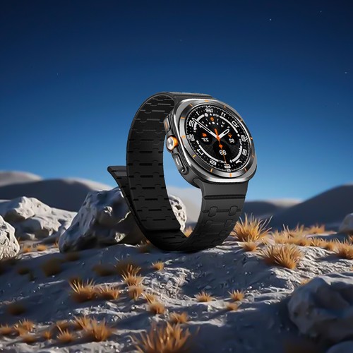 Pour Samsung Galaxy Watch Ultra 47mm Bracelet Silicone Bracelet Montre Magnétique 47mm NEUF - Photo 9 sur 16