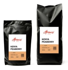 Traditional Drum Roasted Fresh 100% Kenya Peaberry Coffee Beans/Ground Retail