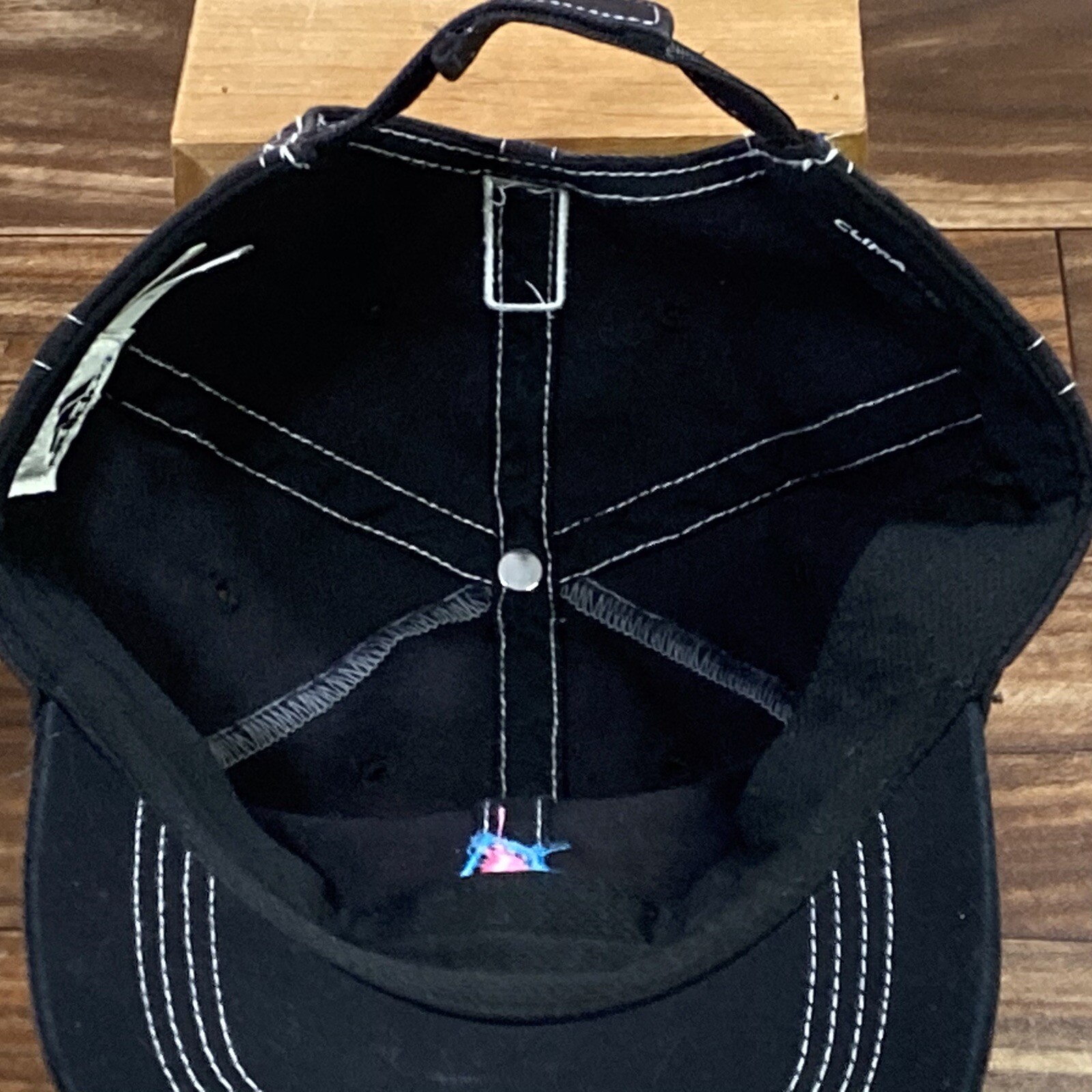 Adidas Patch Hat Snapback Baseball Cap Black With… - image 8