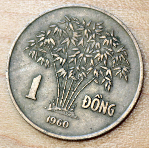 1960 Vietnam 1 Dong Bamboo Plant