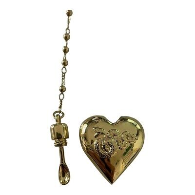 Vintage Heart Locket New York City Statue Of Liberty in Gold Fill - Ruby  Lane