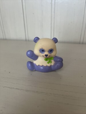 Vintage 1983 Strawberry Shortcake Almond Tea Pet Purple Marza Panda
