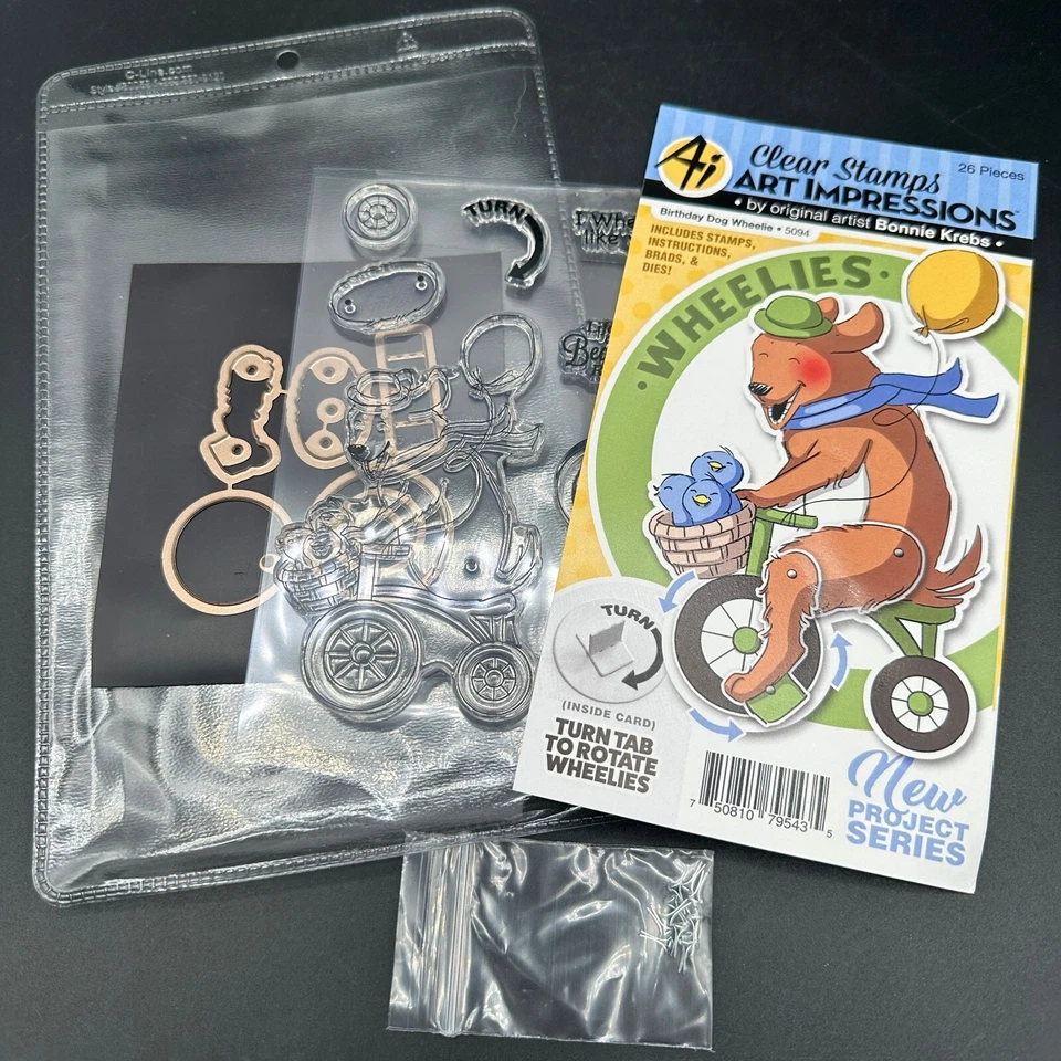 Наборы прозрачных марок и завязки Art Impressions штампы уничтожение на ваш выбор - Изображение 4 из 4