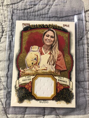 2024 Topps Allen & Ginter Relic Miki Sudo #AGR-MSU Card