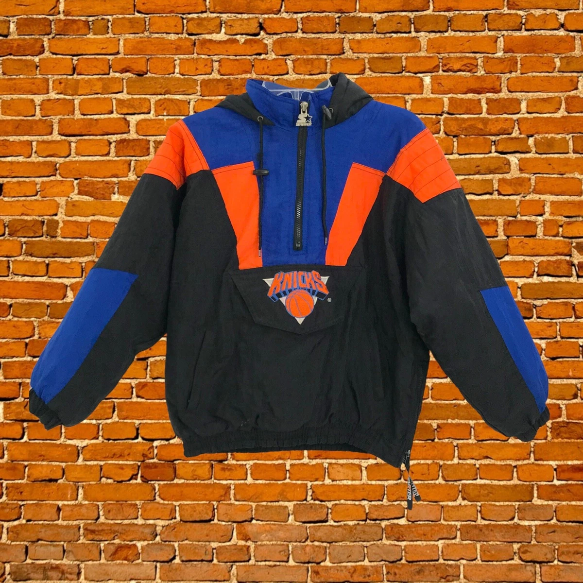 New York Knicks Starter Jackets , Knicks Pullover Starter Jacket, Throwback  90's Jackets