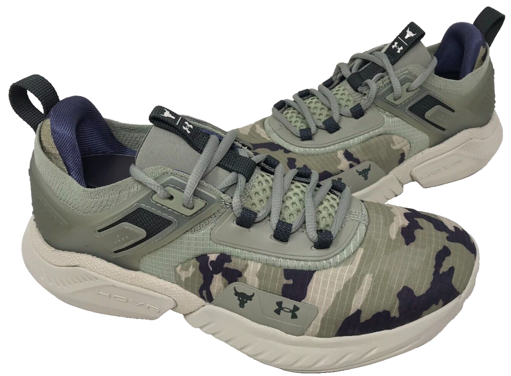 Under Armour Men's Project Rock 5 Veterans Day Camo Lace Up Sneakers Size:8 130E