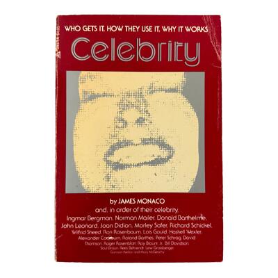 Celebrity - James Monaco (1978) Paperback 1st Print