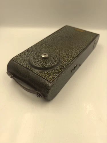 Gramophone portable Suisse Thorens Excelda 1930-1940 Noir-voir VIDEO ci-dessous