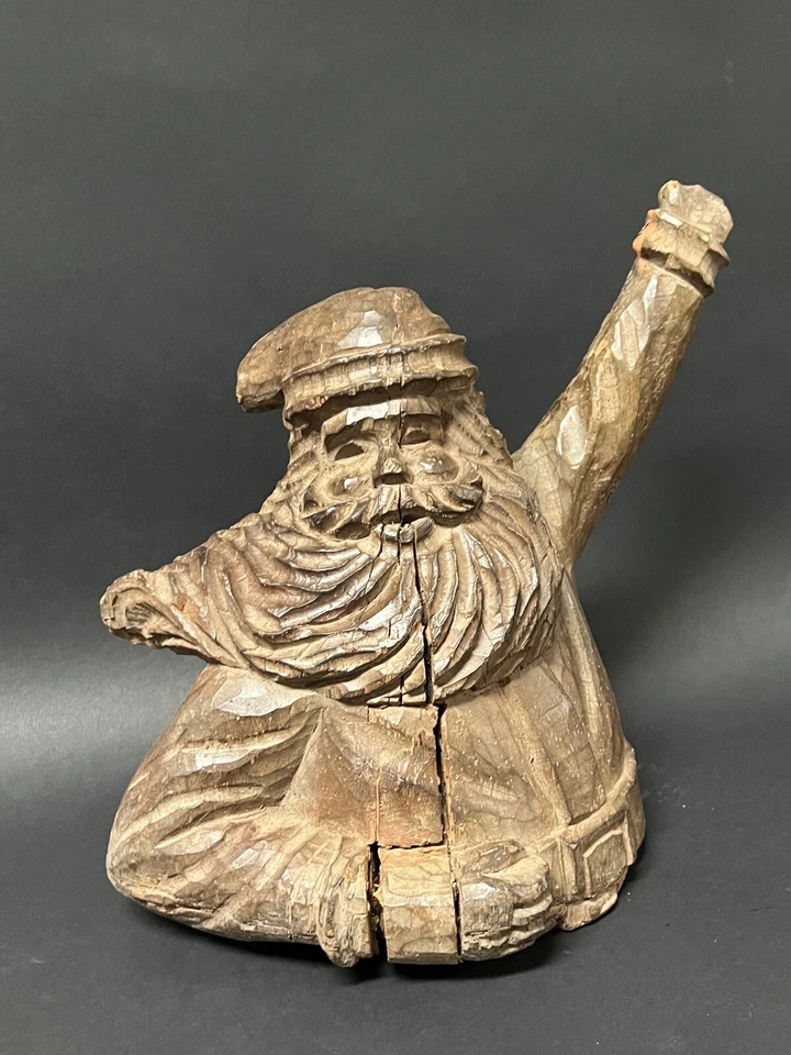 SANTA CLAUS  PAPER MACHE MOLD/SCULPTURE - Image 2 of 4