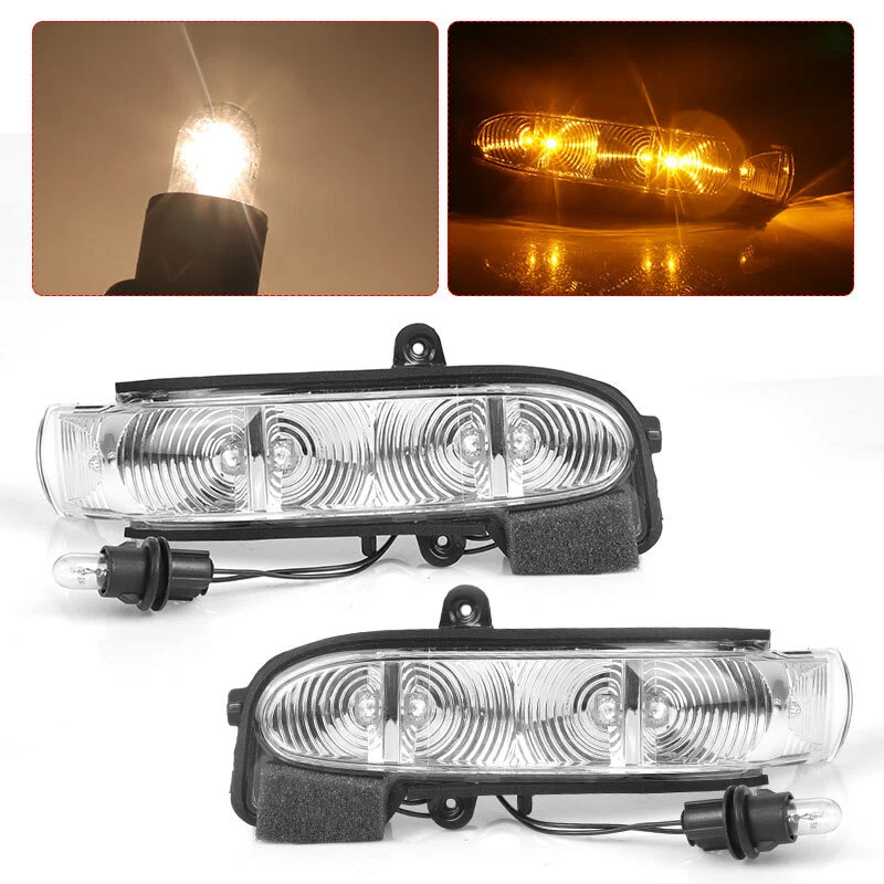 LED 侧镜转向信号灯适用于梅赛德斯-奔驰 E 级 W211 02-06 LH 或右手 — 第 3/4 张图片