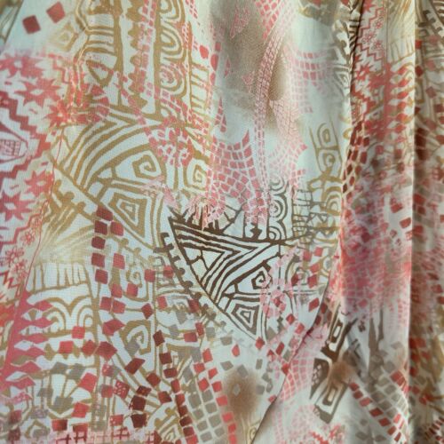 Vintage Fashion Bug Schrägschnitt Rock Übergröße 20 W getäfelt Chiffonrock - Bild 2 von 4