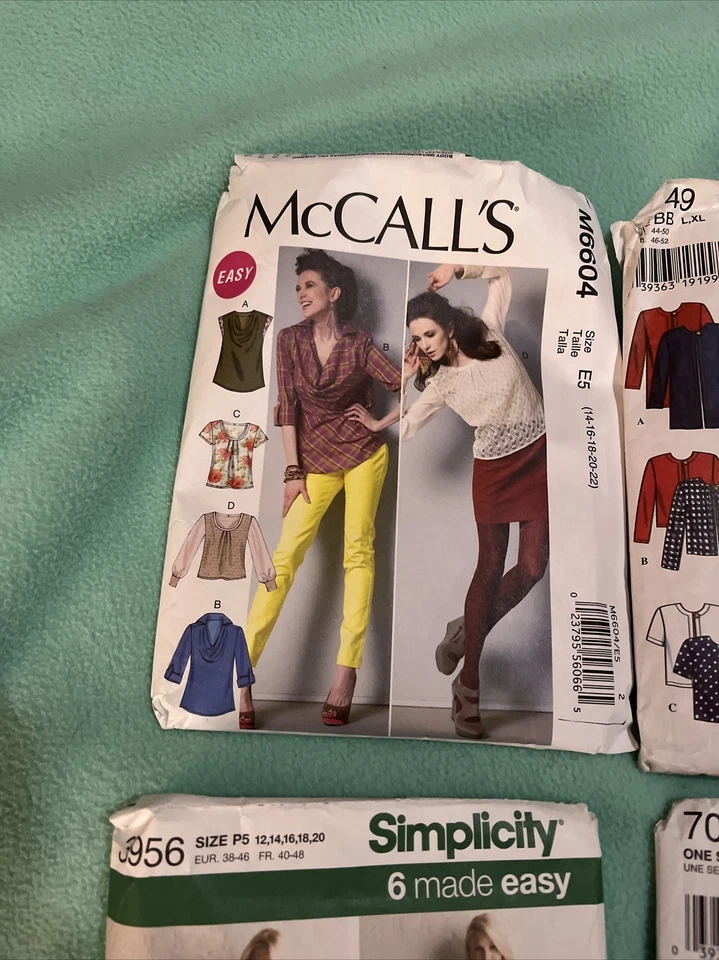 Mixed Lot of 8 Butterick Simplicity Mccalls , Crafts , Hats, Dresses Etc - Image 2 of 4