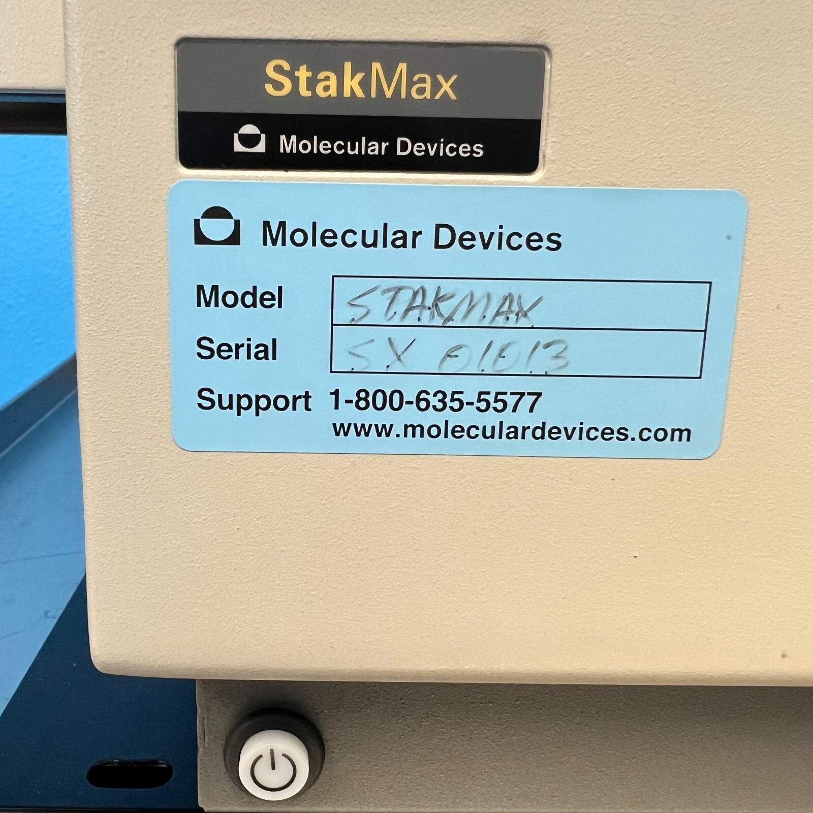 Molecular Devices STAKMAX Microplate Handling Stacker/Handler, Serial #: SX01013