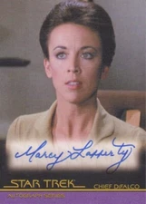2010 QUOTABLE STAR TREK MOVIES MARCY LAFFERTY - CHIEF DiFALCO AUTOGRAPH CARD A80
