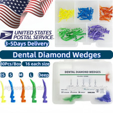 Dental Diamond Wedges Plastic Diastema Adaptive Interdental Teeth Gap Wedge